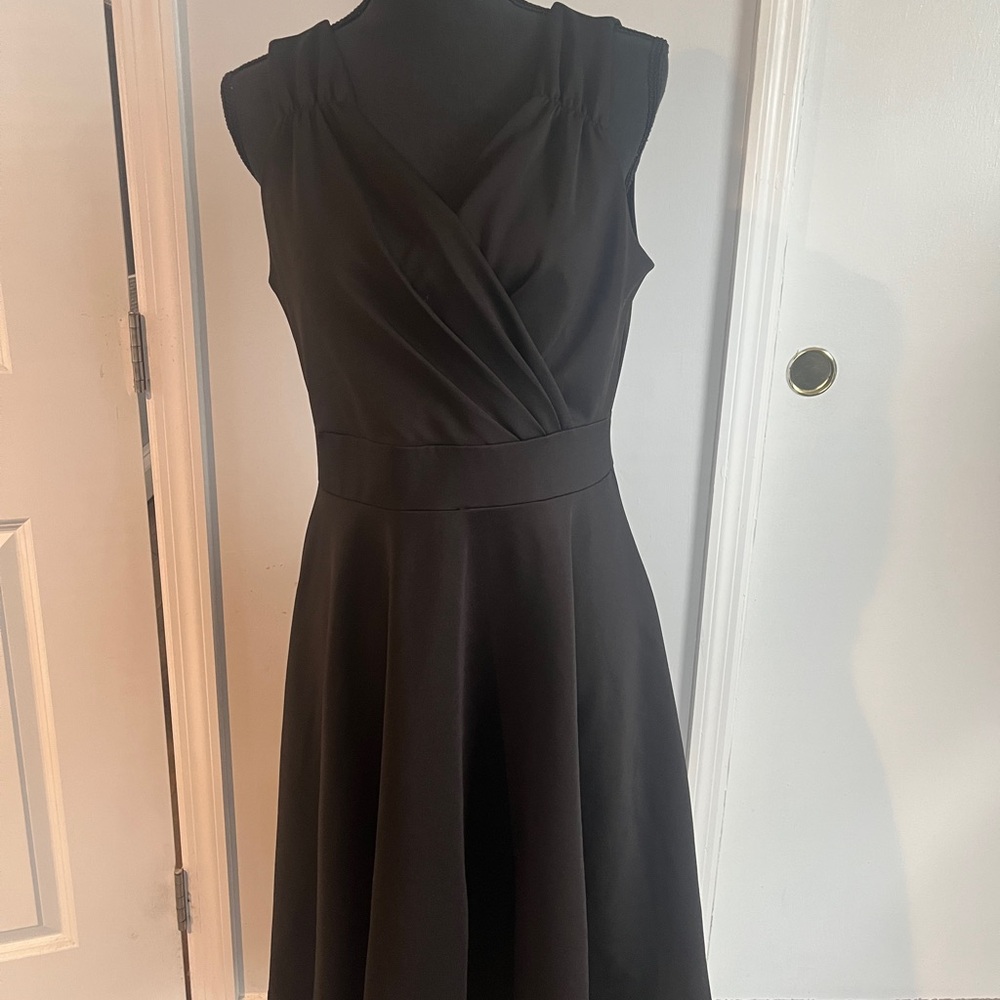 Grace Karin Classic Black Midi Dress